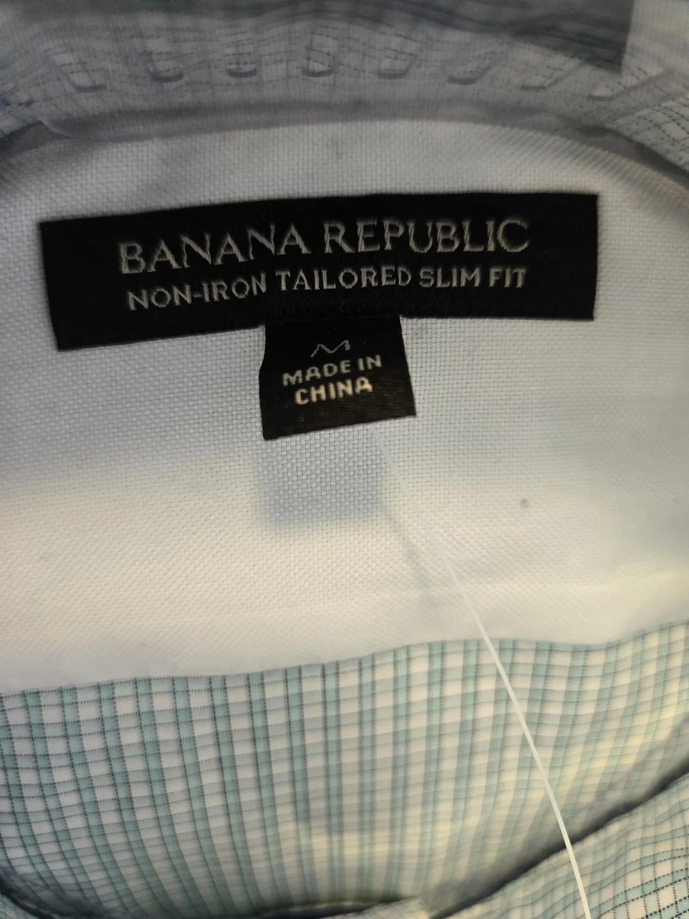 Banana Republic Button Down Shirt NON-IRON Tailored SLIM FIT Size M